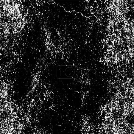 Illustration for Monochrome texture. black and white textured background. - Royalty Free Image