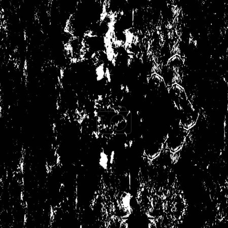 Illustration for Monochrome texture. black and white textured background. - Royalty Free Image
