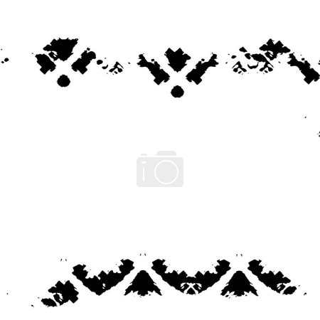 Ilustración de Textura monocromática. fondo texturizado en blanco y negro. - Imagen libre de derechos