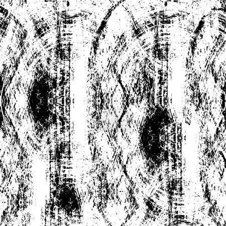 Ilustración de Textura abstracta monocromática. imagen incluyendo efecto de tonos en blanco y negro - Imagen libre de derechos