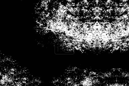 Illustration for Abstract grunge background. monochrome texture. black and white textured background - Royalty Free Image