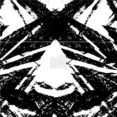 Illustration for Vector illustration. abstract  black and white background. - Royalty Free Image