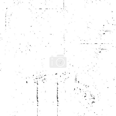 Ilustración de Textura abstracta en blanco y negro. Grunge vector fondo. - Imagen libre de derechos