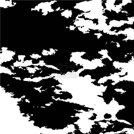 Ilustración de Textura grunge. patrón áspero blanco y negro. - Imagen libre de derechos