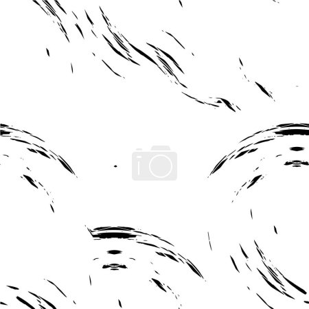 Illustration for Grunge texture. black and white rough pattern. - Royalty Free Image
