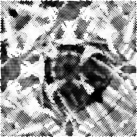 Foto de Patrón abstracto en blanco y negro, fondo vectorial - Imagen libre de derechos