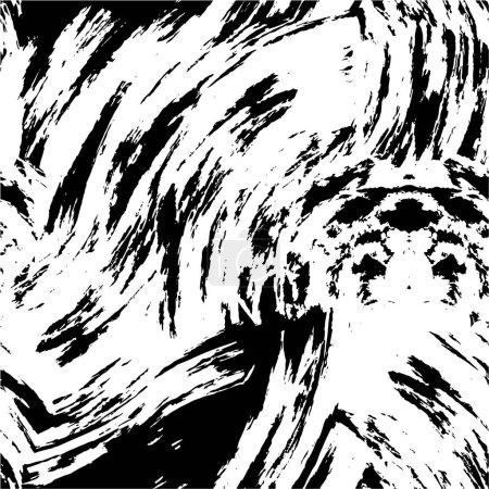 Ilustración de Fondo abstracto. Textura monocromática. Fondo texturizado en blanco y negro. - Imagen libre de derechos