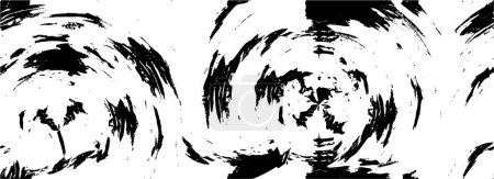 Illustration for Abstract background, black and white texture. vector illustration. - Royalty Free Image