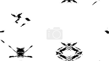 Ilustración de Fondo grunge en colores blanco y negro - Imagen libre de derechos