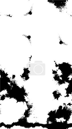 Ilustración de Fondo texturizado abstracto en blanco y negro. - Imagen libre de derechos