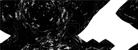 Illustration for Grunge mochrome pattern vector illustration - Royalty Free Image