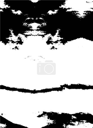Illustration for Grunge mochrome pattern vector illustration - Royalty Free Image