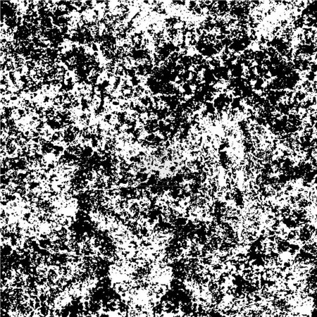 Illustration for Abstract grunge texture, black and white background. vector illustration - Royalty Free Image