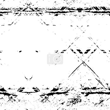 Ilustración de Vector patrón abstracto. textura en blanco y negro - Imagen libre de derechos