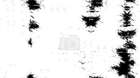 Ilustración de Plantilla de fondo grunge abstracta en blanco y negro - Imagen libre de derechos