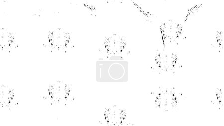 Illustration for Abstract black and white grunge background template - Royalty Free Image