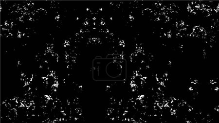 Téléchargez les illustrations : Abstrait fond grunge. texture monochrome. noir et blanc - en licence libre de droit