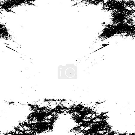 Téléchargez les illustrations : Abstrait fond grunge. texture noir et blanc - en licence libre de droit
