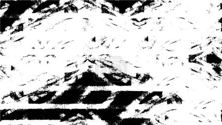 Ilustración de Textura superpuesta angustiada de hormigón agrietado. piedra o asfalto. grunge medio tono un vector ilustración - Imagen libre de derechos