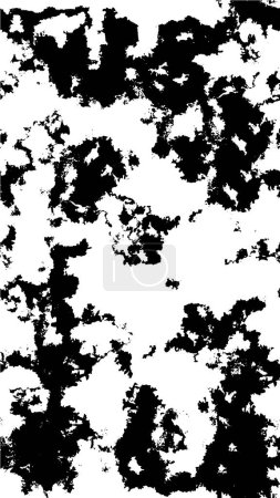 Illustration for Grunge textured surface. black and white textured background - Royalty Free Image
