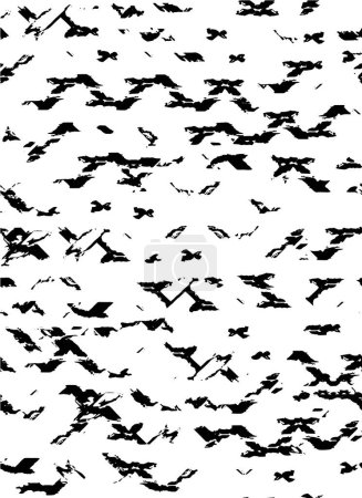 Illustration for Flock of birds in the air. - Royalty Free Image