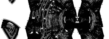 Illustration for Monochrome abstract illustration for web design - Royalty Free Image