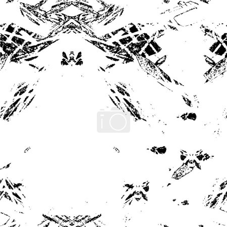 Illustration for Black and white abstract pattern for design and decoration - Royalty Free Image
