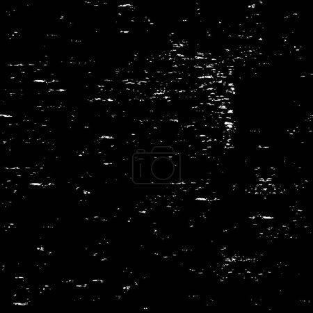 Ilustración de Fondo grunge abstracto en blanco y negro. textura monocromática. ilustración vectorial - Imagen libre de derechos