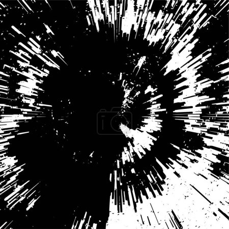Illustration for Abstract monochrome black and white background. vector illustration - Royalty Free Image