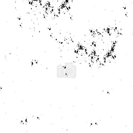 Illustration for Abstract vector illustration. background in black and white, grunge texture. - Royalty Free Image