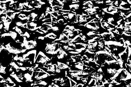Ilustración de Patrón en blanco y negro, fondo abstracto - Imagen libre de derechos