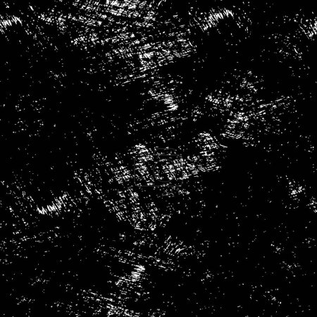 Ilustración de Abstracto negro y blanco monocromo viejo grunge fondo - Imagen libre de derechos
