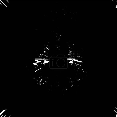Illustration for Abstract black and white monochrome old grunge background - Royalty Free Image
