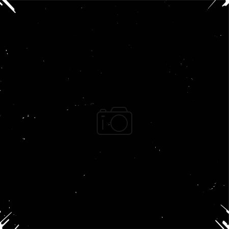 Illustration for Background of black and white. Abstract pattern of monochrome elements texture. Grunge for design or printing. - Royalty Free Image