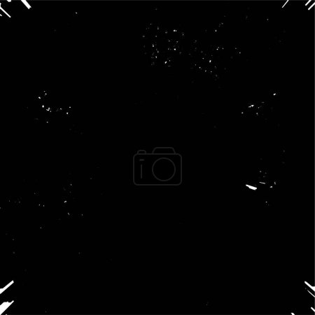 Illustration for Black and white grunge background. Abstract dirty pattern in urban style - Royalty Free Image