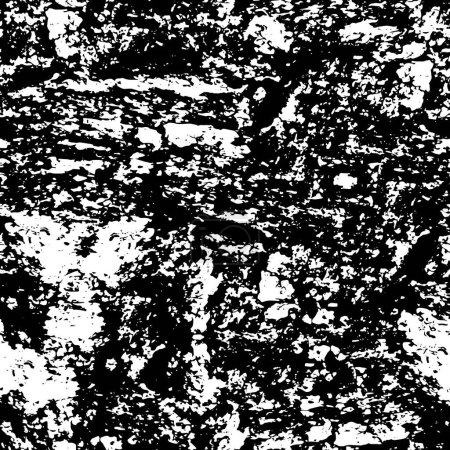 Ilustración de Fondo abstracto en blanco y negro. Textura grunge. Ilustración vectorial - Imagen libre de derechos