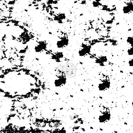 Ilustración de Fondo grunge abstracto. textura en blanco y negro. ilustración vectorial - Imagen libre de derechos
