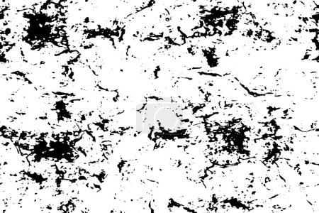 Illustration for Abstract black and white background. distressed overlay texture - Royalty Free Image