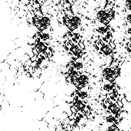 Ilustración de Fondo abstracto con patrón en blanco y negro - Imagen libre de derechos