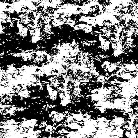 Ilustración de Fondo texturizado en blanco y negro abstracto. Textura monocromática
. - Imagen libre de derechos