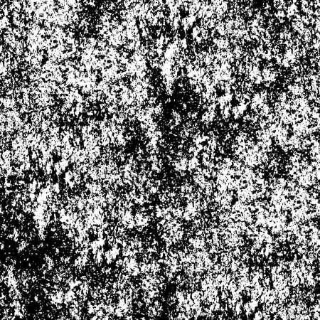 Ilustración de Textura en blanco y negro, fondo grunge, ilustración abstracta vector de medio tono - Imagen libre de derechos