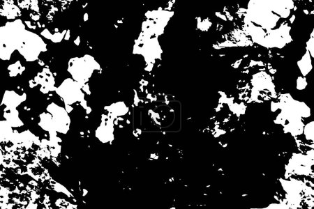 Illustration for Abstract black white grungy textured background - Royalty Free Image