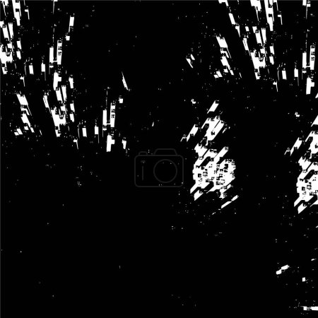 Ilustración de Fondo grunge blanco y negro abstracto monocromo. Ilustración vectorial - Imagen libre de derechos