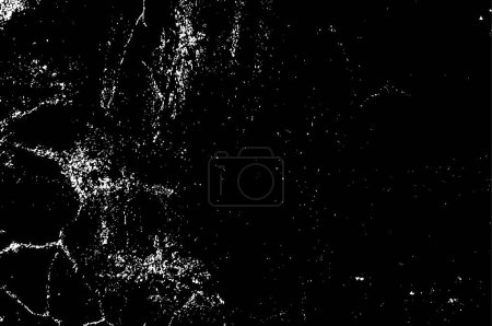 Illustration for Grunge black and white texture. abstract template. dark background. overlay distress texture. easy to create to effect, create distress vintage effect with grain - Royalty Free Image