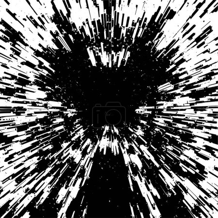 Illustration for Abstract background in black and white, grunge texture. vector illustration. - Royalty Free Image