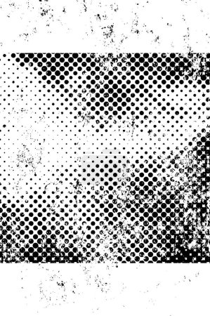 Illustration for Grunge background with black and white - Royalty Free Image