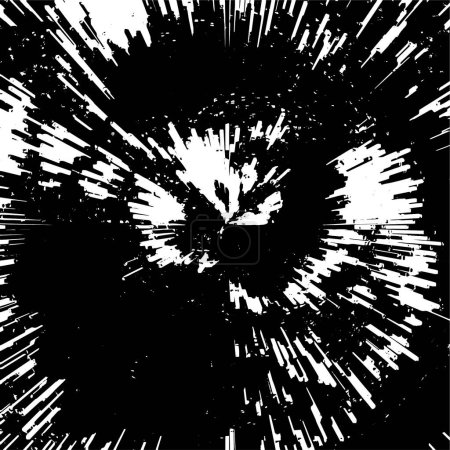 Ilustración de Capa superpuesta de grunge. Diseño de estilo oscuro. Fondo abstracto de vector en blanco y negro. - Imagen libre de derechos