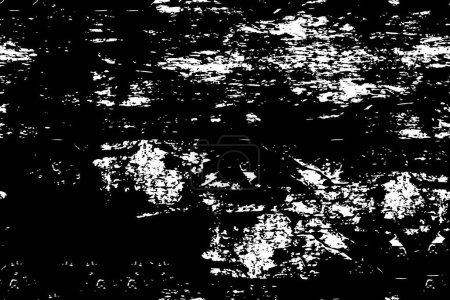 Ilustración de Capa superpuesta de grunge. Fondo vectorial abstracto en blanco y negro. Superficie vintage monocromática. Antigua pared de diseño de estilo oscuro - Imagen libre de derechos