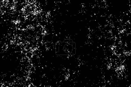 Ilustración de Blanco y negro monocromo viejo grunge vintage envejecido fondo abstracto textura antigua con patrón retro - Imagen libre de derechos