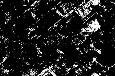 Illustration for Monochrome grunge illustration. scratched texture - Royalty Free Image